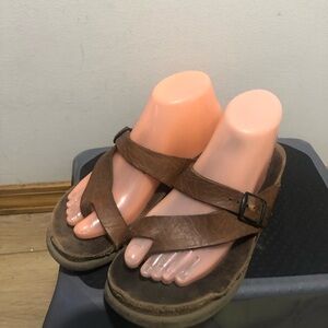 Mephisto Genuine Leather Helen Desert Buffalo Women’s Sandals Size 37/6.5US